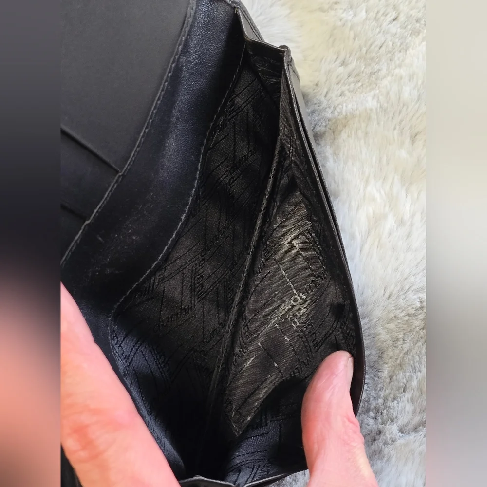 Dunhill Coat Black‎ Leather Wallet